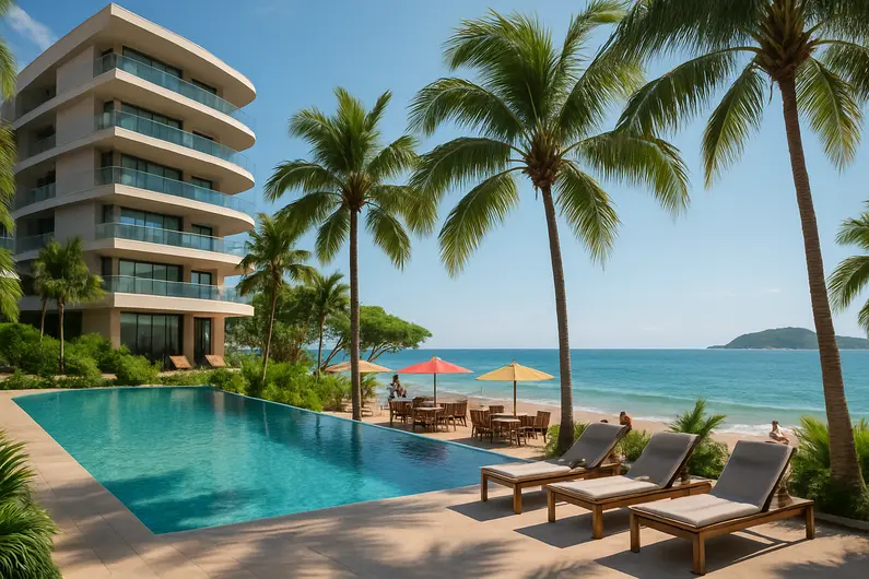 Blue Bay Wellness Resort Guarapari (fict&iacute;cio): O Ref&uacute;gio Perfeito na Praia do Morro